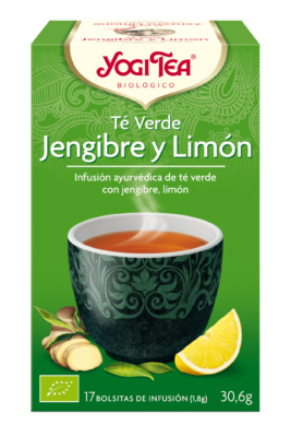 Verde Con Jengibre Y Limon 17 Filtros - Yogi Tea