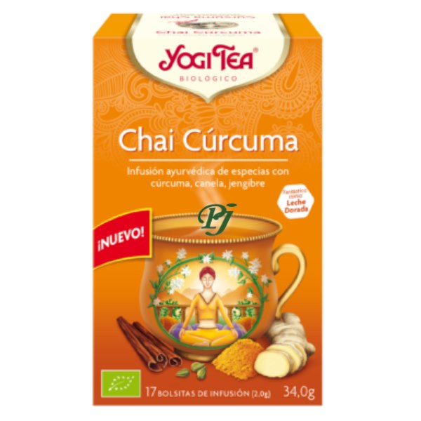 Chai Curcuma Canela 17 Filtros - Yogi Tea