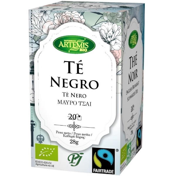 Te Negro Bio 20 Filtros - Artemis
