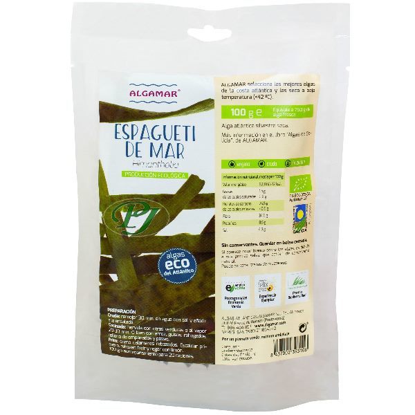 Alga Espagueti De Mar 100Gr - Algamar