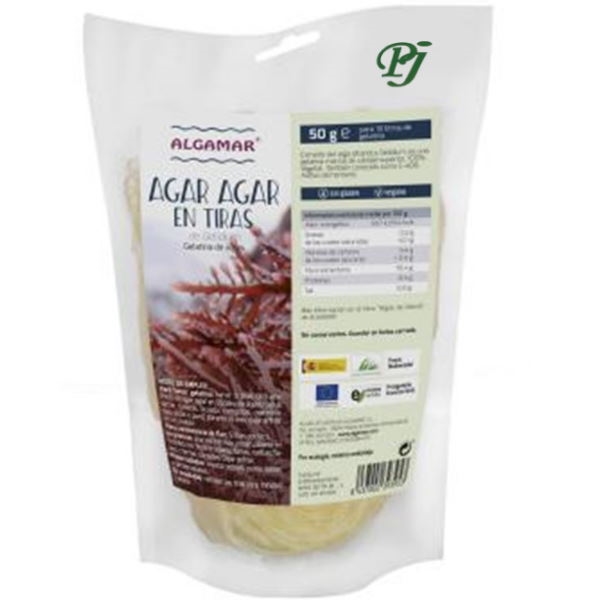 Agar Agar En Tiras 50Gr - Algamar