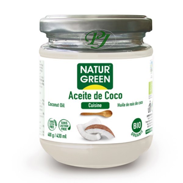 Aceite Coco Virgen 400Gr - Naturgreen