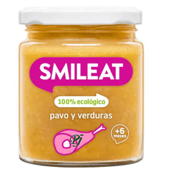 Potito Pavo Verduras Eco 230Gr - Smileat