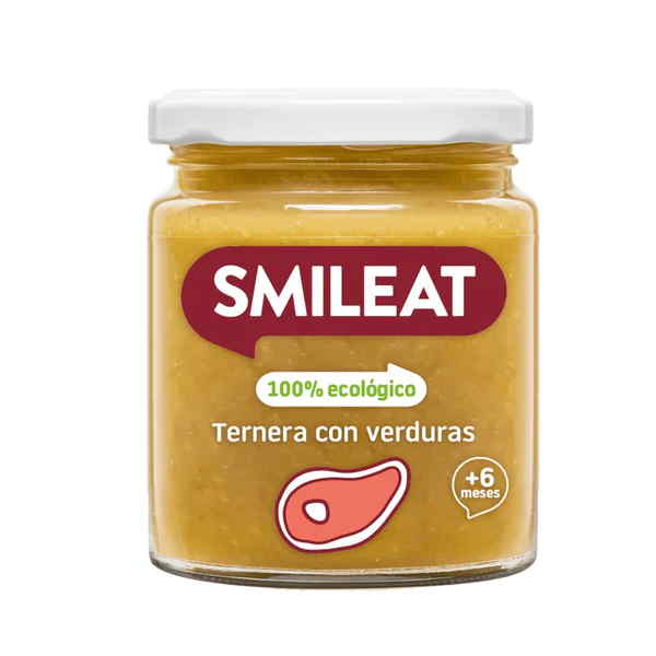 Potito De Ternera Con Verduras Eco 230Gr - Smileat