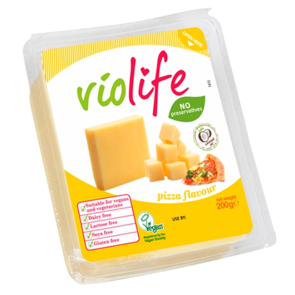 Queso Bloque Sabor Mozzarella Para Pizza 200Gr - Violife