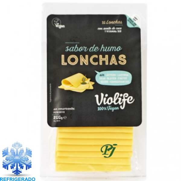 Queso Lonchas Ahumado 200Gr 10 Lonchas - Violife