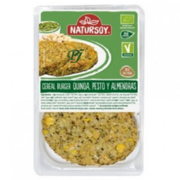 Hamburguesa Pesto Almendra 2Uds - Natursoy