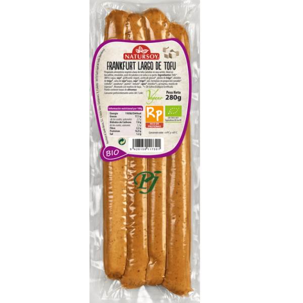 Salchicha Larga Frankfurt 280Gr - Natursoy