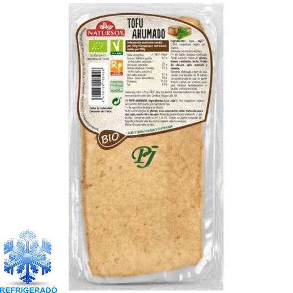 Tofu Bio Ahumado Fresco 800Gr - Natursoy