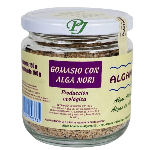 Gomasio Con Algas Nori 130Gr Eco - Algamar