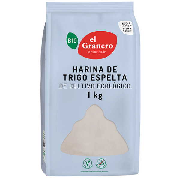 Harina Espelta Blanca Bio 1Kg - El Granero