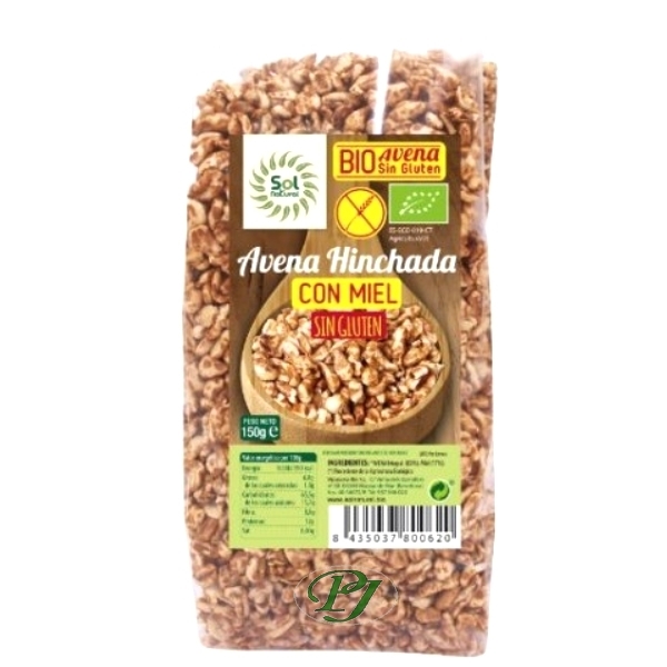 Avena Hinchada Con Miel 150Gr - Solnatural