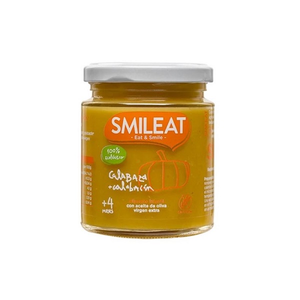 Potito Calabaza Calabacín Eco 230 Gr. Smileat