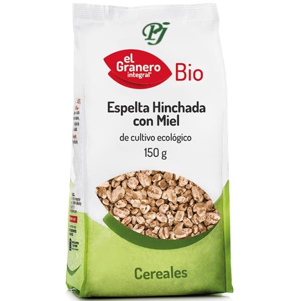 Trigo Espelta Hinchado Miel Bio 300Gr - El Granero