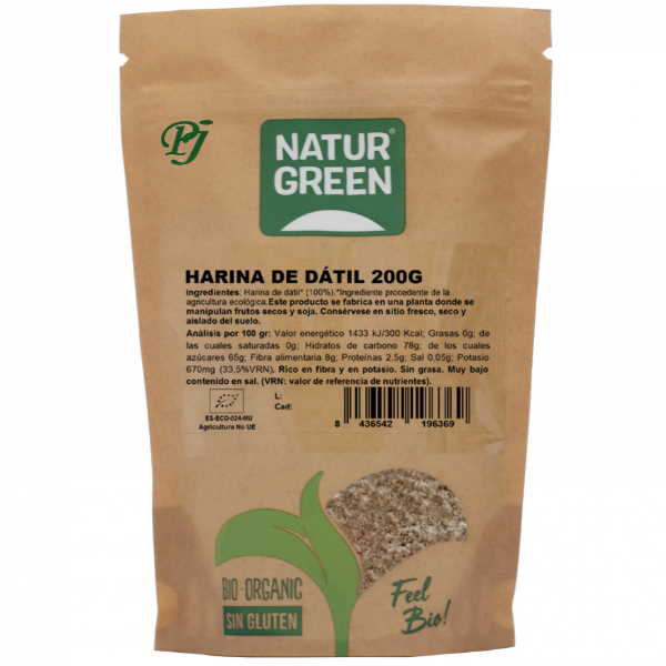 Harina Datil 200Gr - Naturgreen