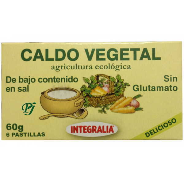 Caldo Vegetal Bajo En Sal Sin Glutamato - Integralia