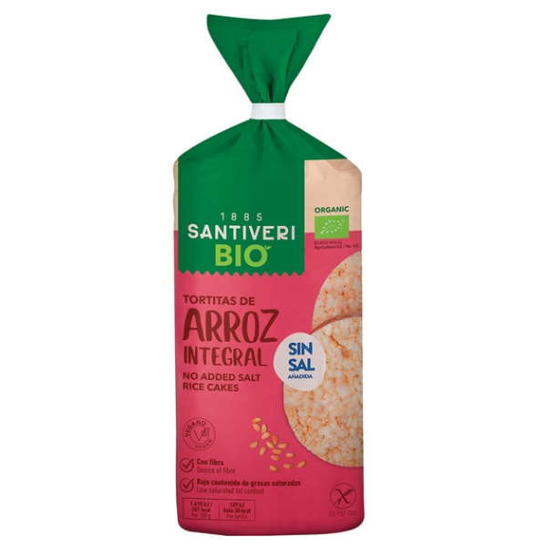 Tortitas Arroz Integral Sin Sal 100Gr - Santiveri