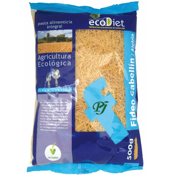 Fideos Cabello Integrales 500Gr - Novadiet