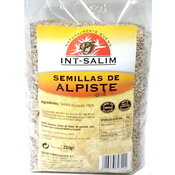 Semilla Alpiste 250Gr - Intsalim
