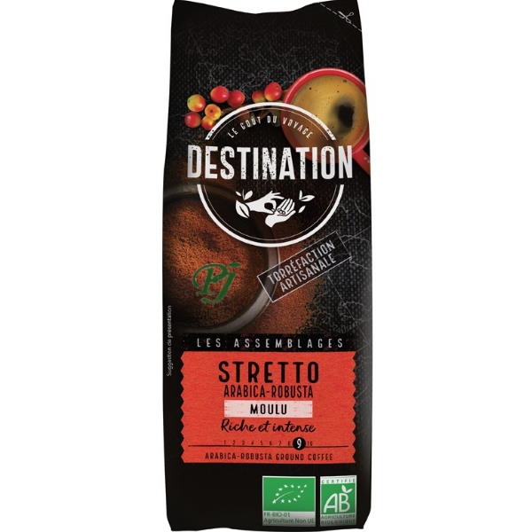Cafe Stretto Arabica Molido Bio 250Gr - El Granero