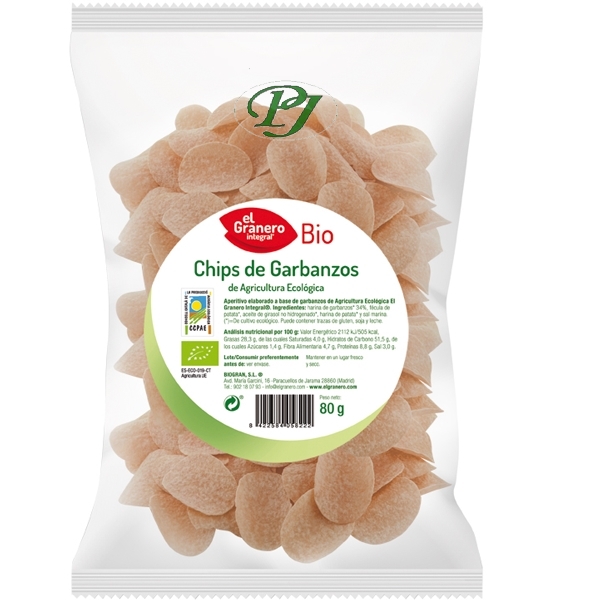 Chips De Garbanzos 80Gr Bio - El Granero