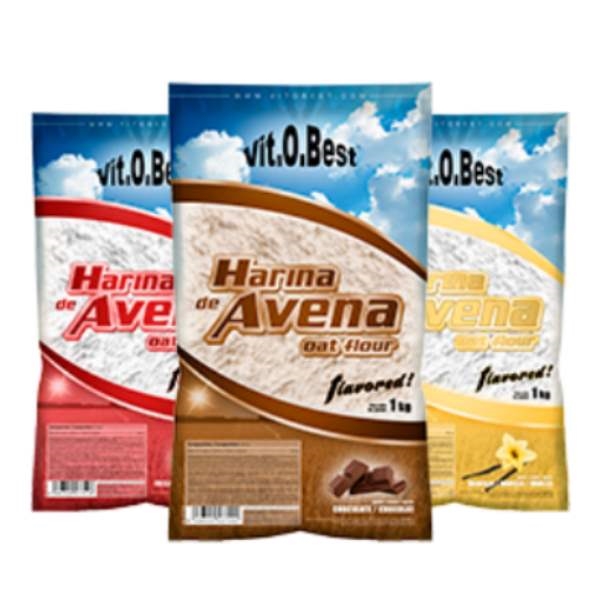 Harina De Avena Fresa 1 Kg. - VitoBest
