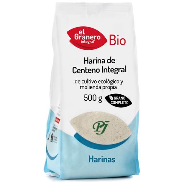Harina Centeno Integral Bio 500Gr - El Granero