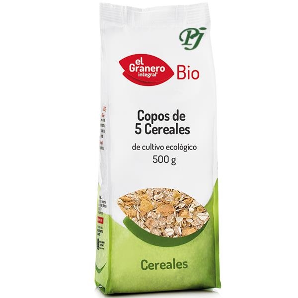 Copos De 5 Cereales Bio 500Gr - El Granero