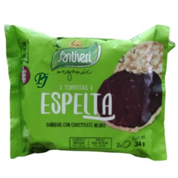 Tortitas Espelta Chocolate Bio 2X3 - Santiveri