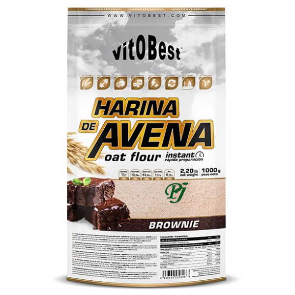 Harina De Avena 1 Kg. Brownie - VitoBest