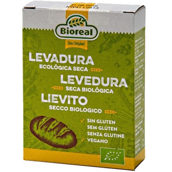 Levadura Seca Activa Sin Gluten 5X9Gr Bioreal - Solnatural