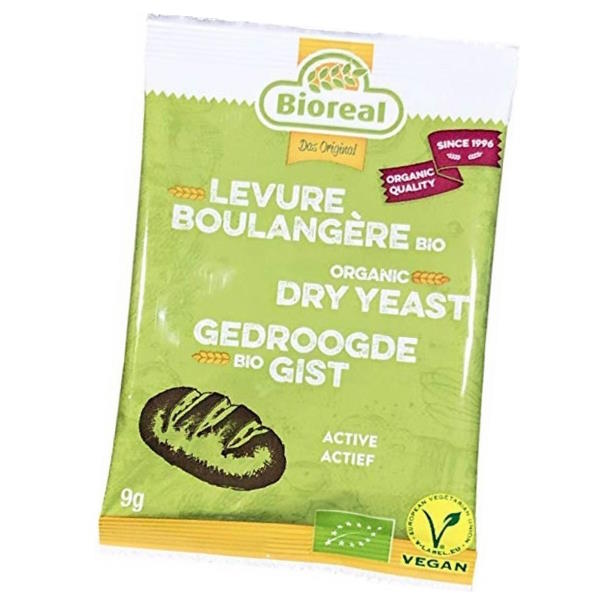 Levadura Seca Activa Sin Gluren Sobre 9Gr Bioreal - Solnatural