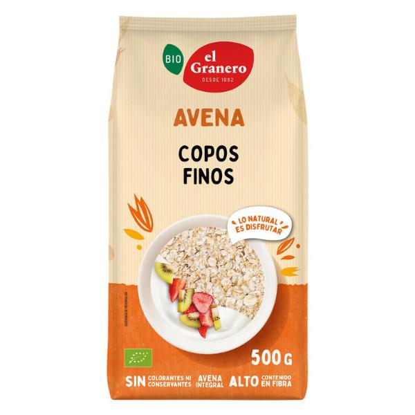 Copos Finos Avena 500Gr  - El Granero