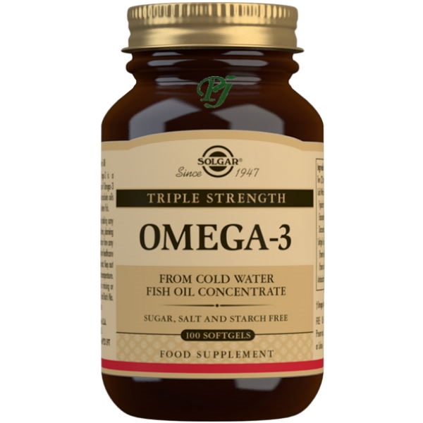 Omega-3 Triple Concentracion 100 Capsulas - Solgar