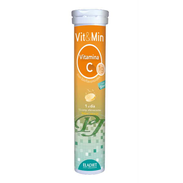 Vitamin Vitamina C 1Gr 15 Comprimidos  Efervescentes -  Eladiet