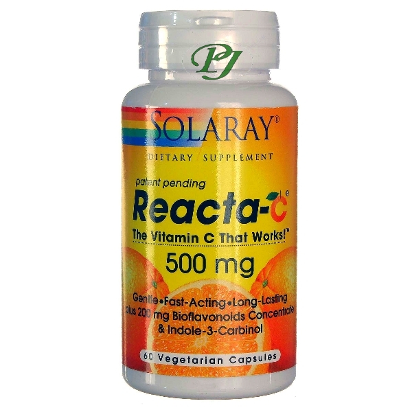 Reacta C 500 Mg. 60 Cápsulas Vegetales - Solaray