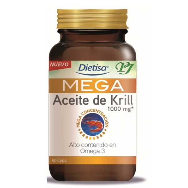 Mega Aceite De Krill 60 Perlas - Dielisa
