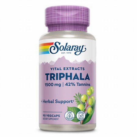 Triphala 90 Cápsulas 500 Mg. - Solaray