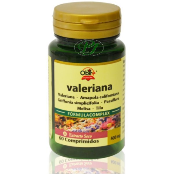 Valeriana Complex 60 Comprimidos 400Mg - Obire