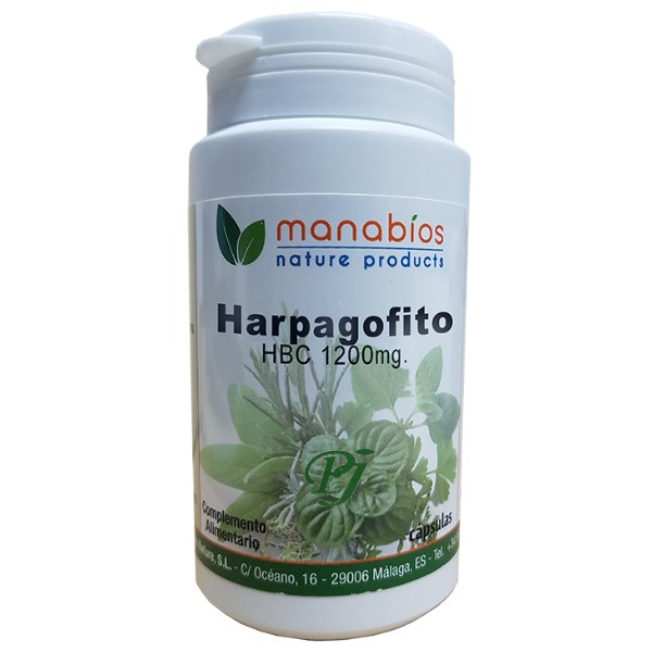 Harpagofito Raiz Hbc 1200Mg 90 Capsulas - Manabios