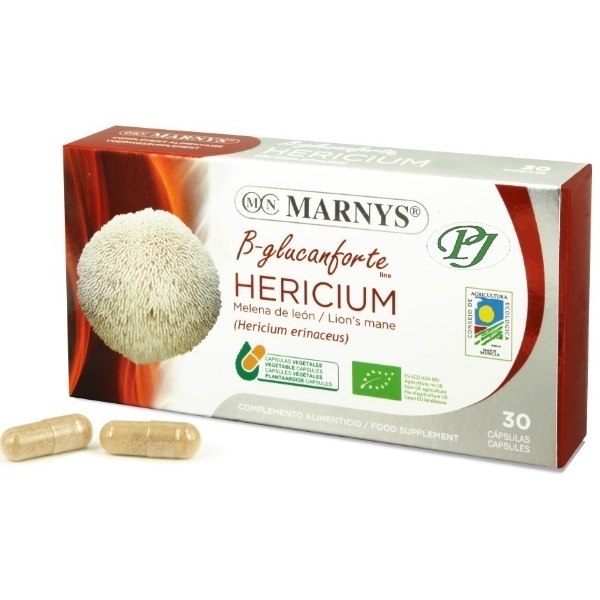 Hericium Melena Leon 30 Capsulas B-Glucaforte - Marnys