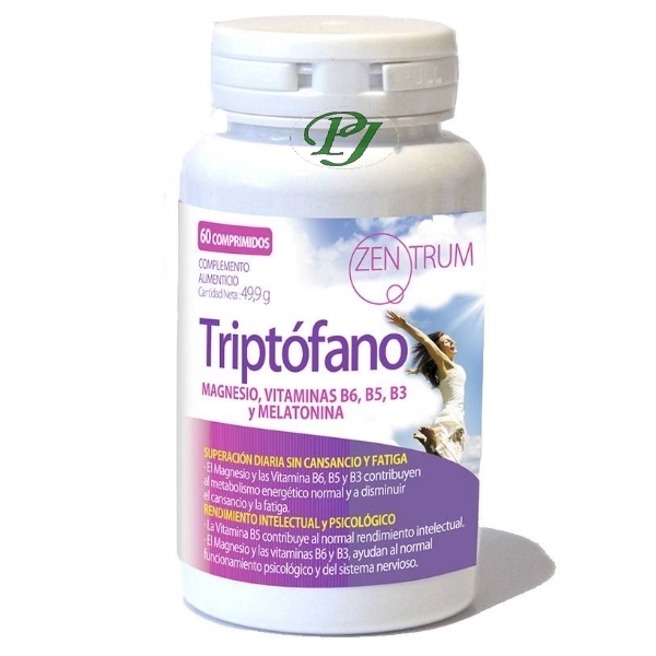 Triptofano 60 Comprimidos Zentrum - Ynsadiet