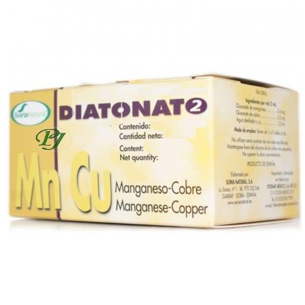 Diatonato 2 Manganeso Cobre 28 Ampollas - Soria Natural