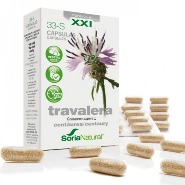 Travalera 33S 30 Capsulas Formula Xxi - Soria Natural
