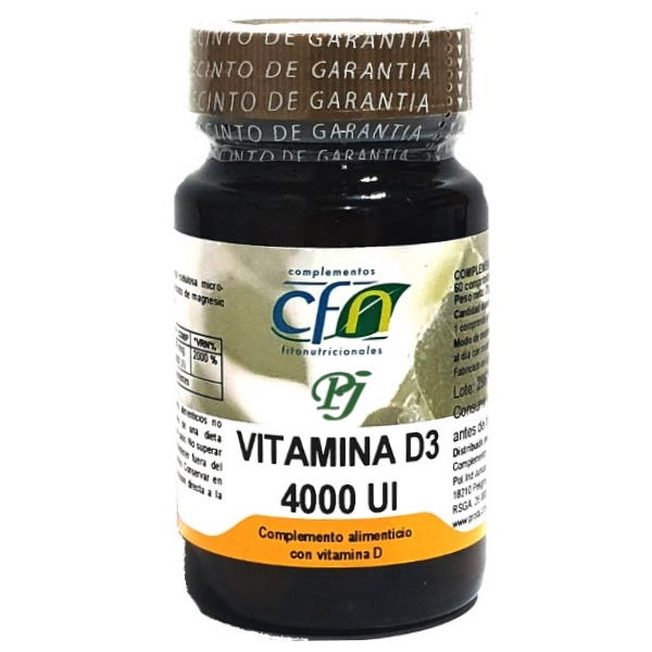 Vitamina D 4000Ui. 60 Cápsulas - Cfn