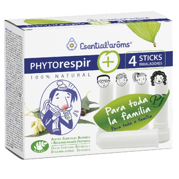 Phytorespir 30 Ml. + 4 Sticks Inhalador Esential Aroms - Dietéticos Intersa