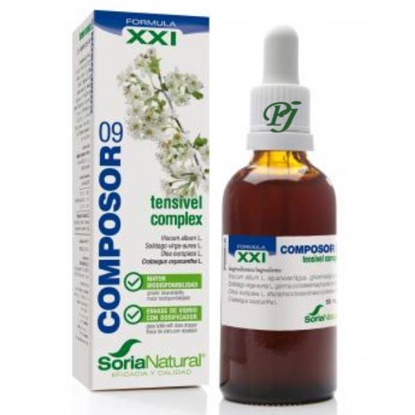 Composor 09 50Ml Tensivel Formula Xxi - Soria Natural