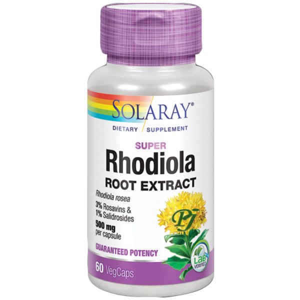 Super Rhodiola 60 Cápsulas Vegetales - Solaray