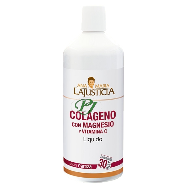 Colageno Con Magnesio Y Vitamina C Liquido 1L Cereza - Ana Maria Lajusticia