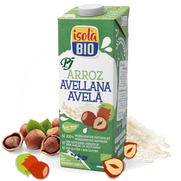 Bebida Arroz Avellanas Bio 1L - Isola